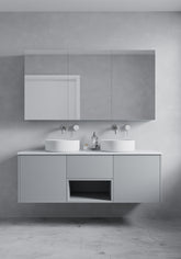 Modern Echo Vanity with Mirror
